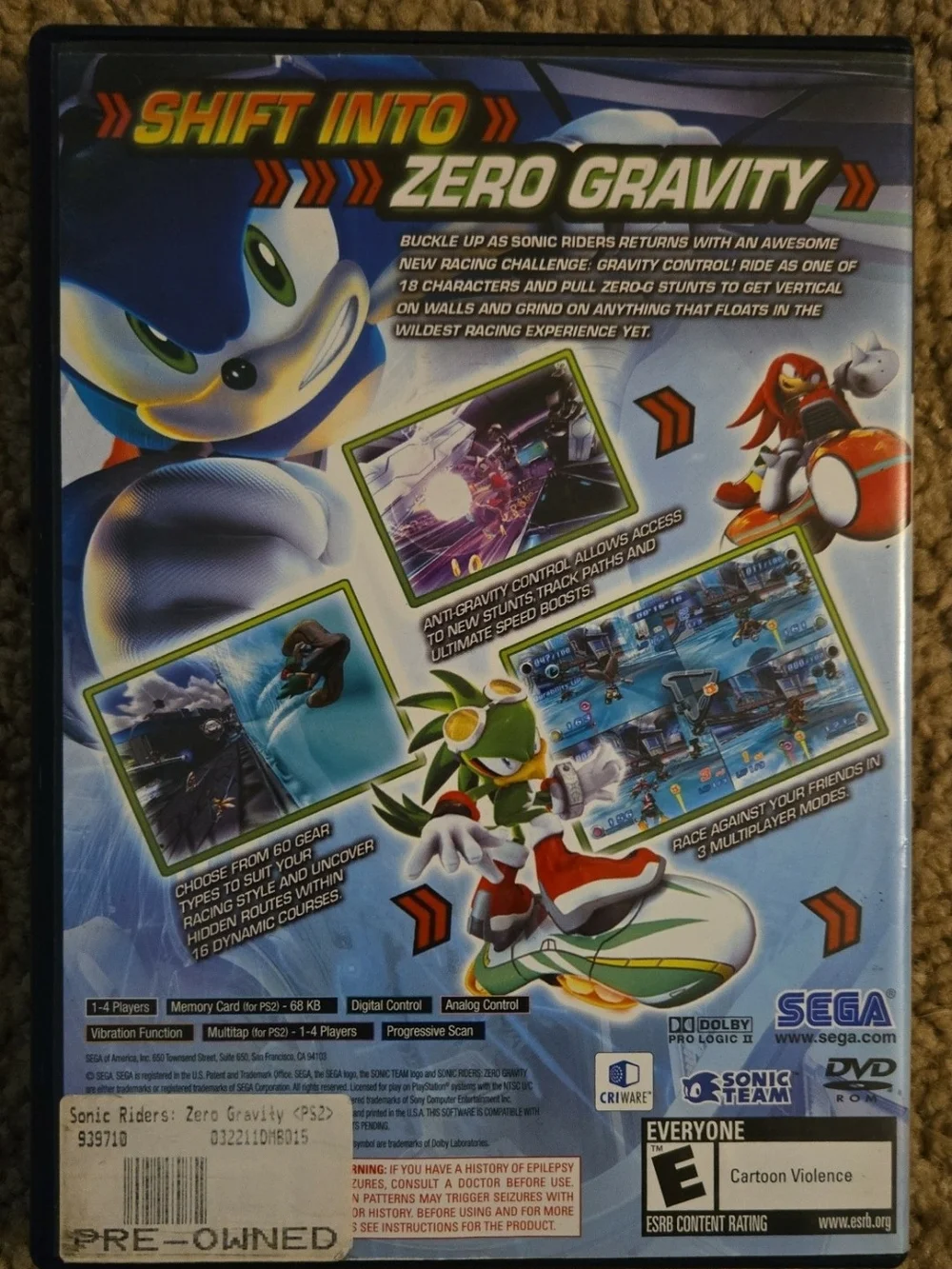 Sony sonic riders